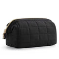 Makeup Bag Travel Makeup Bag Cosmetic Storage Box Expandable Storage Travel Essentials Toiletries Brushes Oasis Select Black