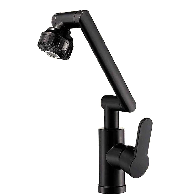 Rotating Dual-Mode Kitchen & Bathroom Faucet – Hot & Cold