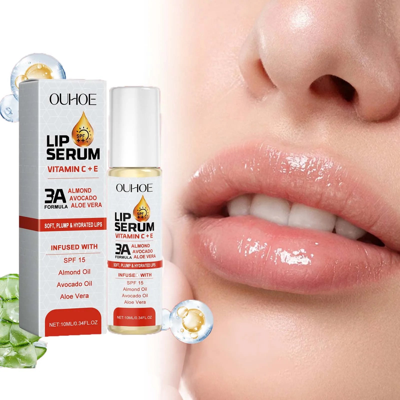 Vitamin C & E Lip Essence Oil – Hydrating Lip Balm Lip Essence Oil Oasis Select
