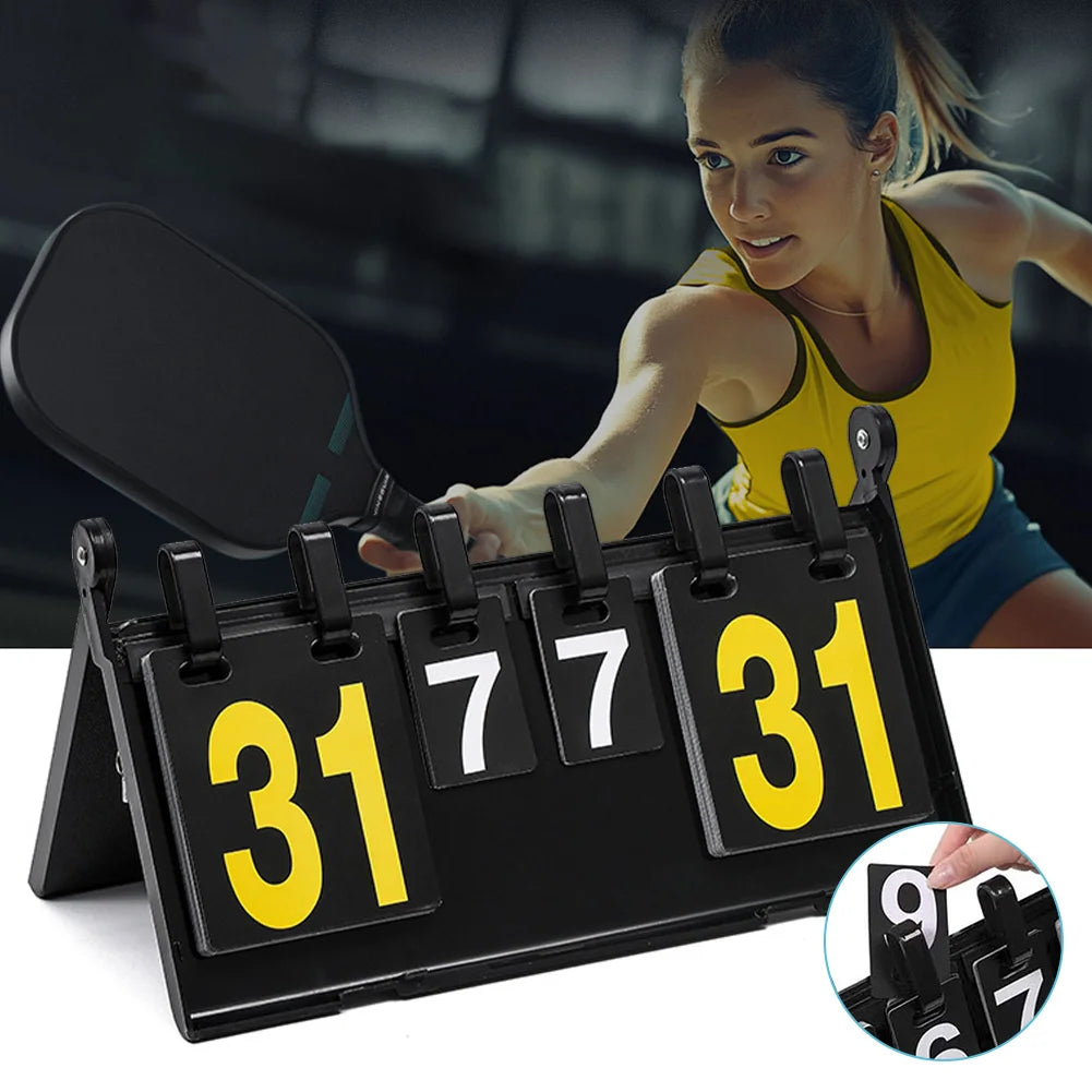 Portable Manual Flip Scoreboard – Basketball Tennis Volleyball