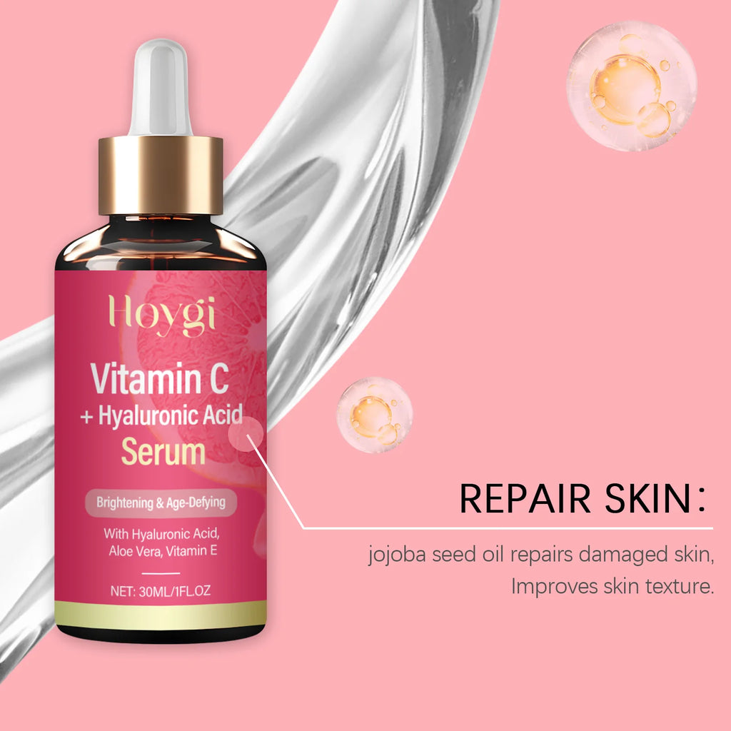 Vitamin C & Hyaluronic Acid Serum – Brighten & Fade Dark Spots Vitamin C Face Serum Oasis Select