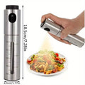 BBQ Baking Olive Oil Spray Bottle Stainless Steel Oil Spray Bottle Vinegar Spray Bottles BQ Sprayer Seasoning Bottle Kitche Oasis Select Silver