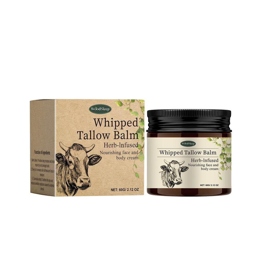 WOODSLEEP Whipped Tallow Balm – Face & Body Moisturizer Whipped Tallow Balm Oasis Select 60g Boxed