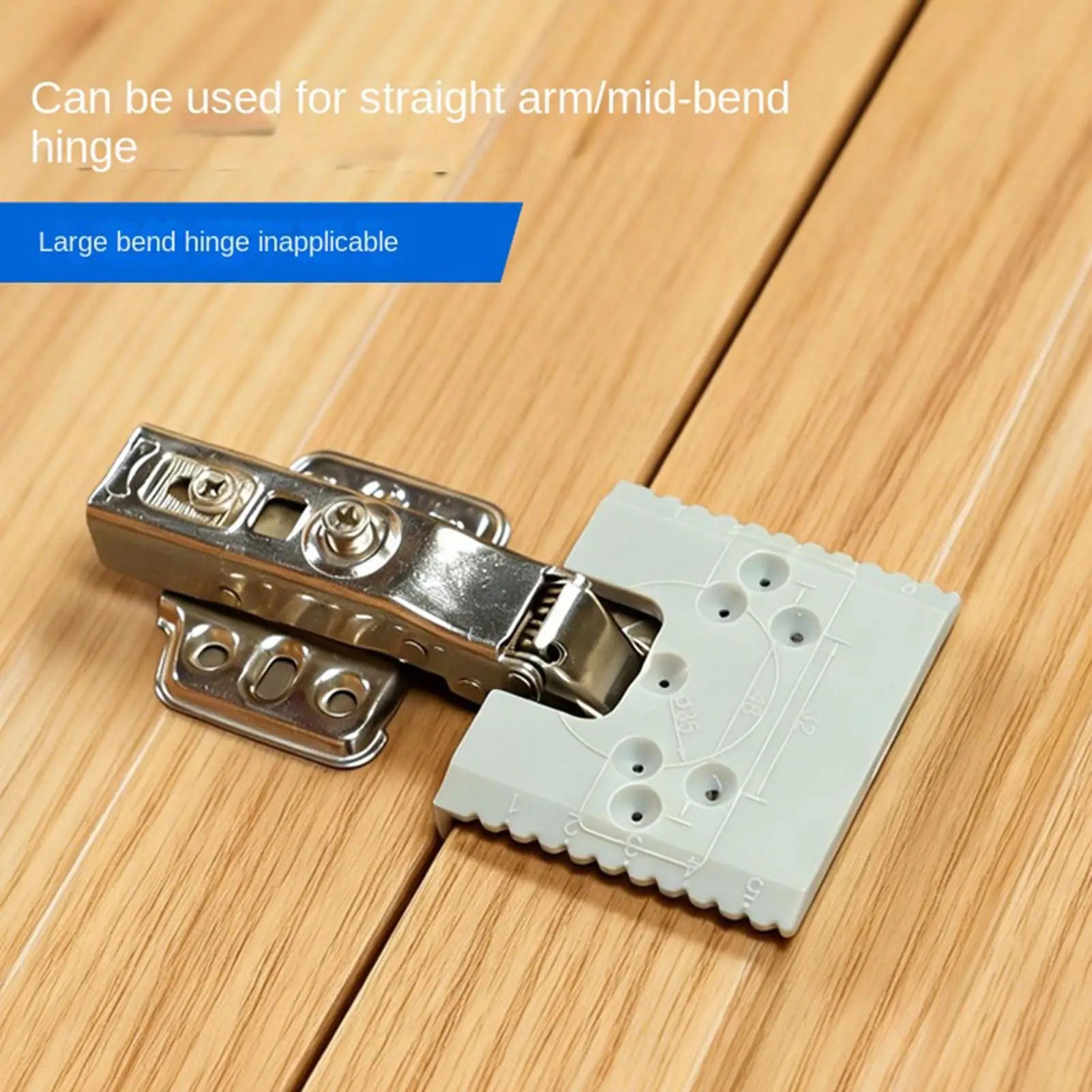 1PC Magnetic Cabinet Door Hinge Spacer With Scale Gap Alignment Tool For Cabinet Door Installation Magnetic Hinge Jig Tool Oasis Select