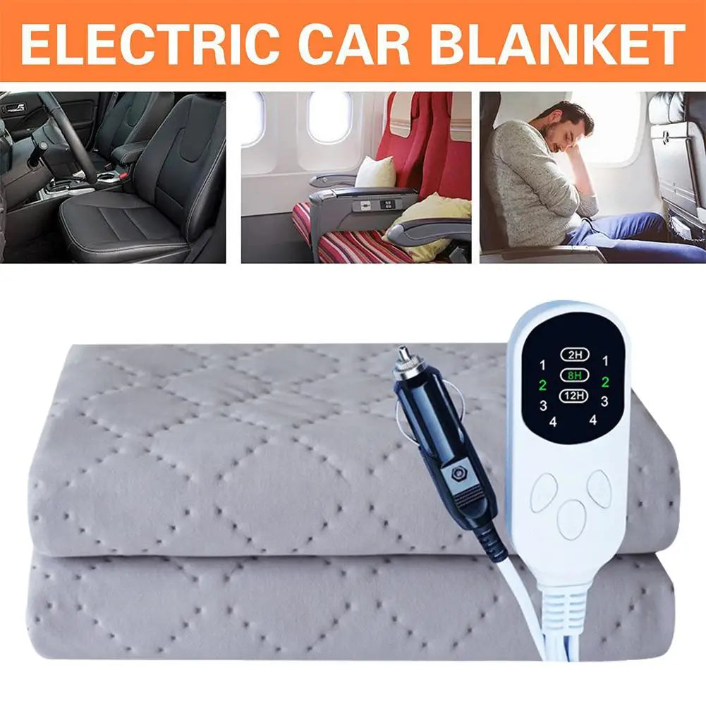 12V Electric Heated Car Blanket – Camping, Truck & Off-Road Heated Car Blanket Oasis Select