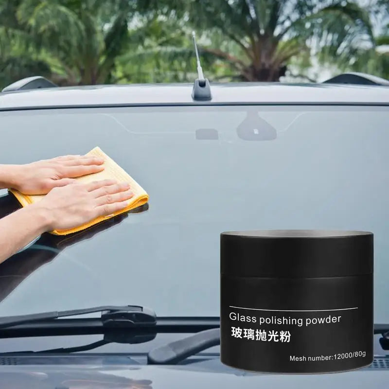80g Glass PolishCerium Oxide Powder Car Window Polishing Mirrors Powder Powder Glass Remove Composite Rare Repair Tool Oasis Select