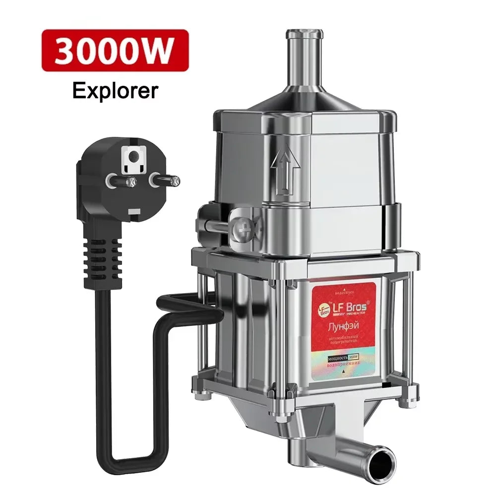 3000W Car Engine Heater Diesel Auto Engine Antifreeze Preheater 220V Truck Coolant Heater Parking Heater Car Heating Accessories Oasis Select F 1