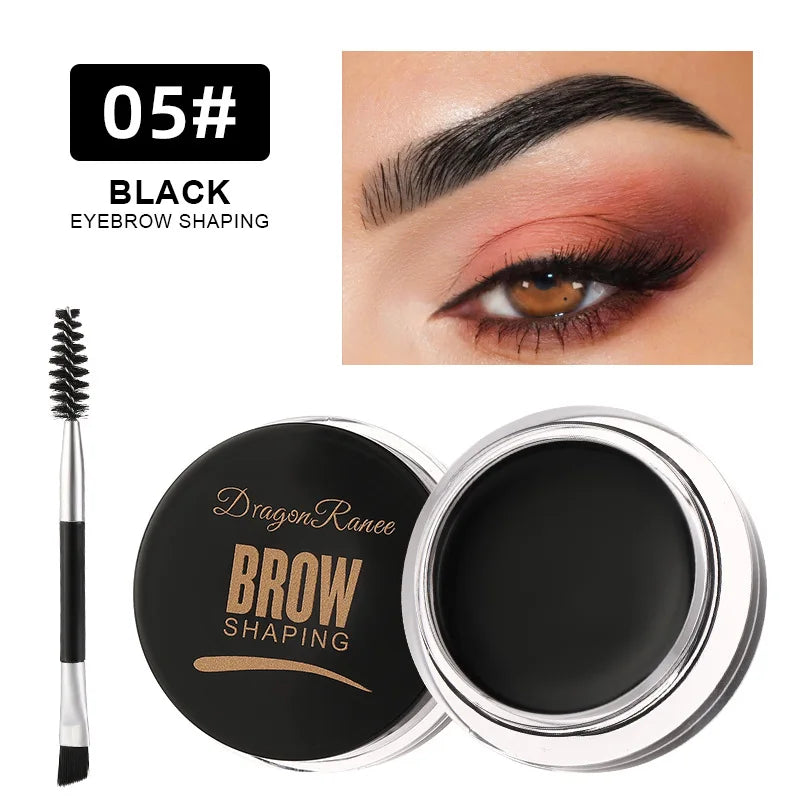 Dragon Ranee 6-Color Eyebrow Gel Kit | Waterproof Brow Styling