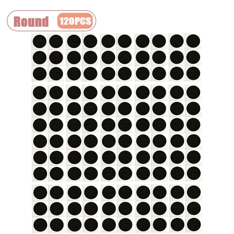 Self-Adhesive Tire Repair Patches No Glue Required for Bicycle and Motorcycle Tubes Quick Puncture Fix Cycling Emergency Kit Oasis Select Round-120PCS