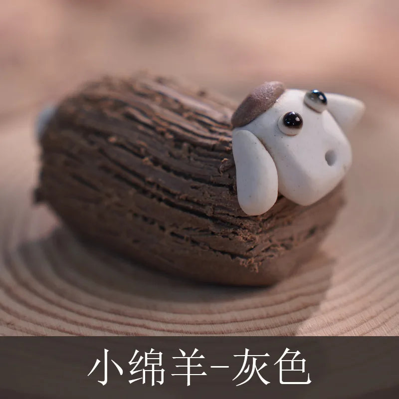 Ceramic Cute Mini Ornaments Tourist Attractions Hand-pinched Animals