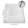 200x200cm Camping Sleeping Pad Waterproof Breathable Insulated Camping Pad Outdoor Mat Insulated Thickened Hiking Sleeping Pad Oasis Select aluminum film