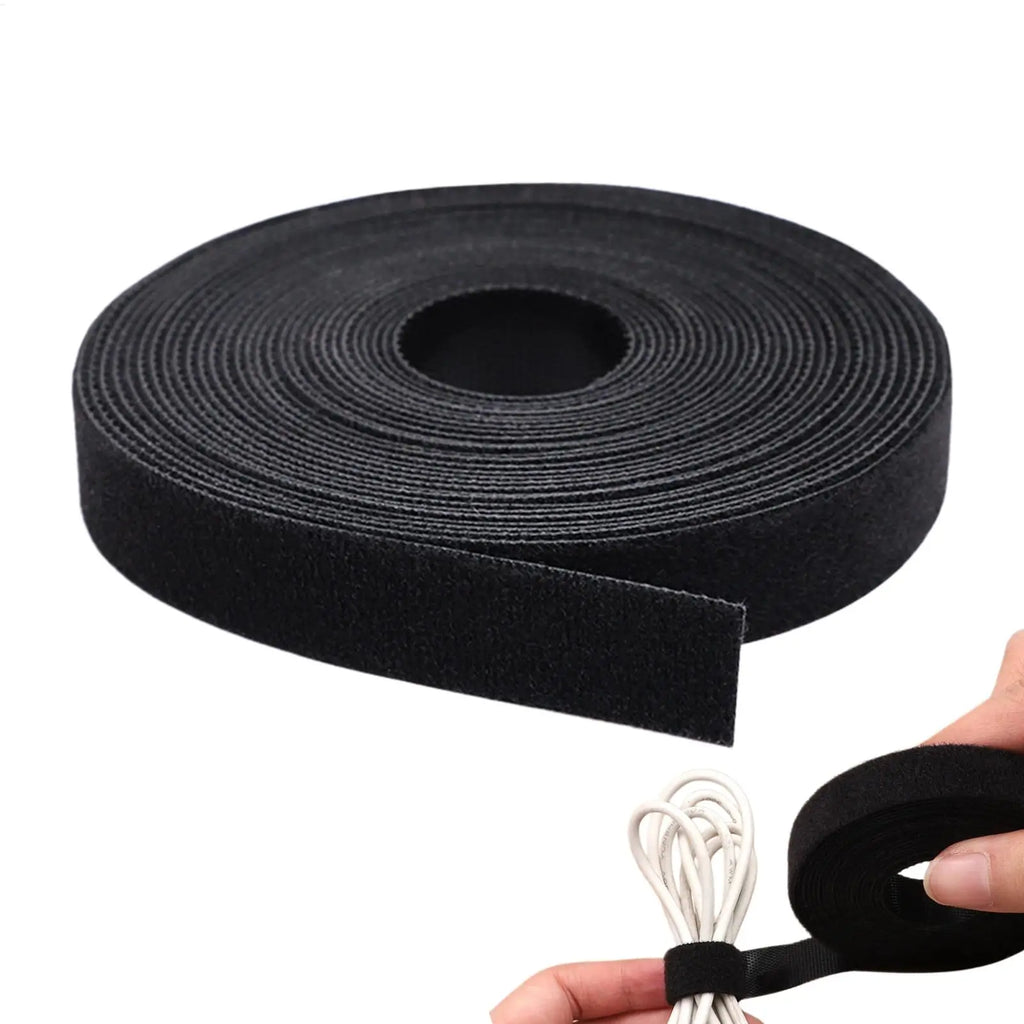 Desk Cable Management Self Adhesive Adjustable Nylon Wire Fastener Multifunction Adhesive Cable Ties for TV PC Laptop Ethernet Oasis Select