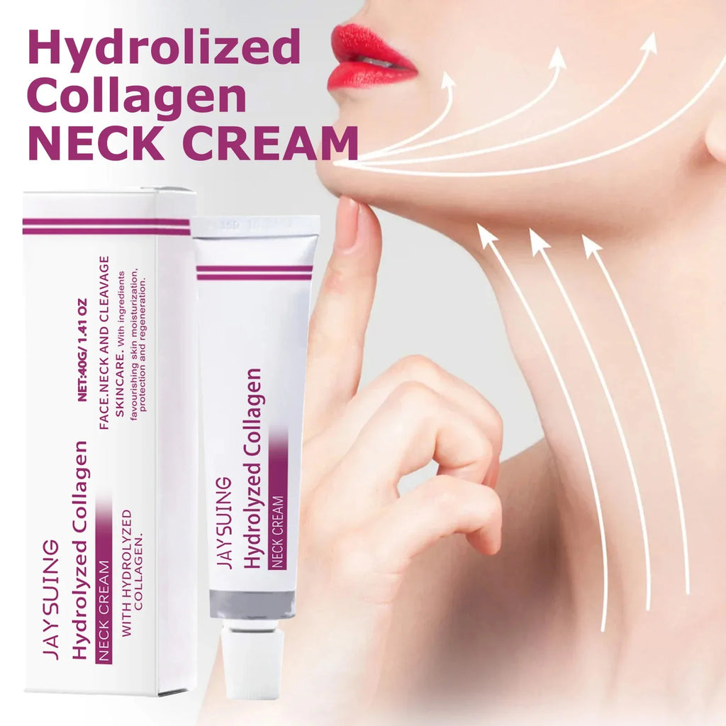 Hydrolyzed Collagen Neck Cream Eliminate Neck Fine Lines Firming Lifting Neck Remove Double Chin Rejuvenation Cream SkinCare Oasis Select Default Title