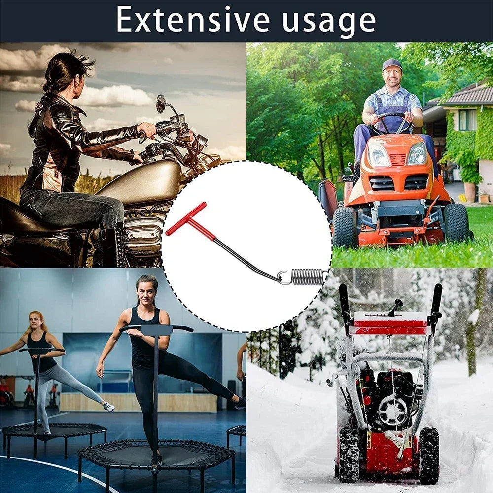 Motorcycle Repair Tool Exhaust Spring Hook T Shaped Handle Exhaust Pipe Spring Puller Installer Hooks Springs Removal Tool Oasis Select