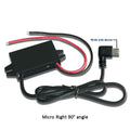 12V24V to 5V 3A Charging Converter DC DC 12V to 5V Step Down Converter with Female/MICRO/TYPE C/MINI USB for Car Motorcycle Oasis Select Micro Right Straight 12V24V 5V3A