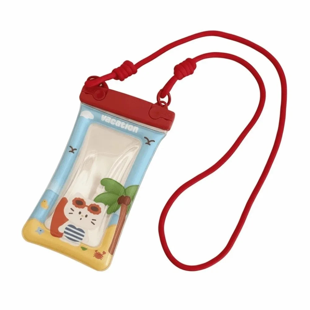 Adjustable Strap Waterproof Phone Pouch Lightweight Sealed Crossbody Dry Bag Large Capacity Solid Color PVC Storage Pack Oasis Select Style 2