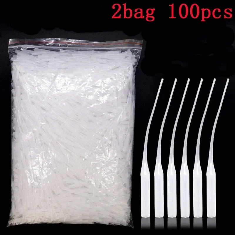 100pcs CA Glue Micro-Tips | Precision Applicator for Crafts Glue Applicator Tips Oasis Select 2bag 100pcs