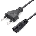 EU Power Cable 2pin IEC320 C7 US Power Extension Cord For Laptop Charger Canon Epson Printer Radio Speaker Oasis Select EU Plug