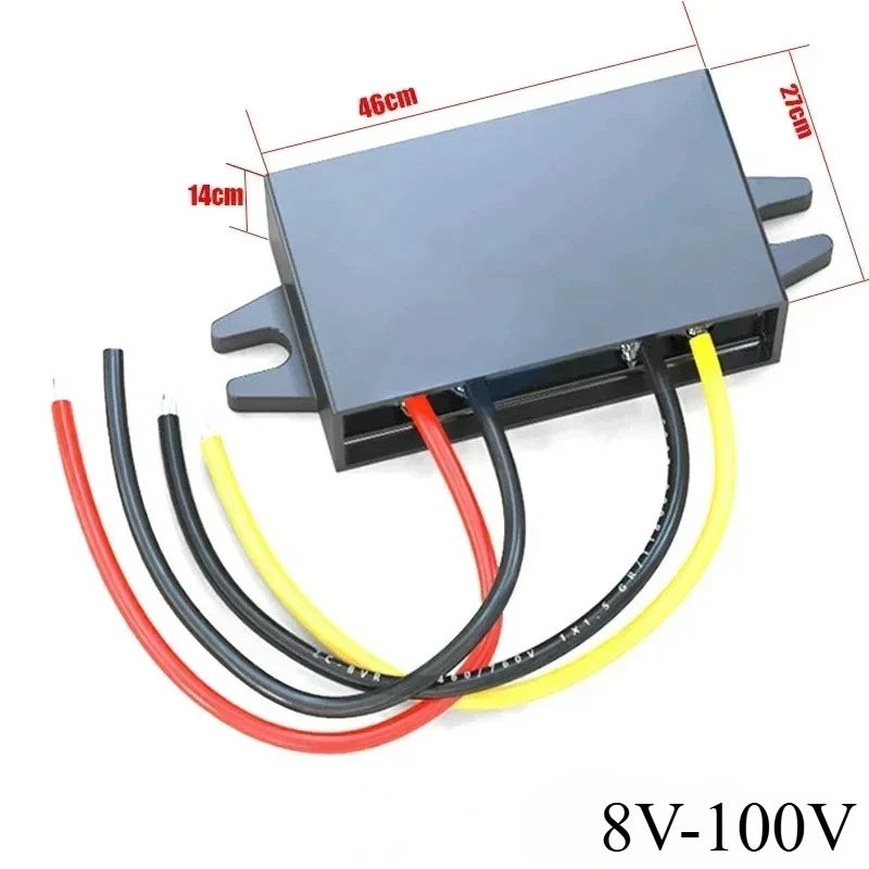 48v converter 12V 24V 36V 48V 60V 72V to 5V 1A-3A DC DC Step Down Car Power Supply Buck Converter 8-100V to 5V for Tablet Camera Oasis Select 8V-100V 5V 1A