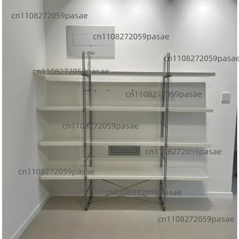Floor-to-ceiling Storage Rack Frame, Multi-layer Simplicity, Decorative Wall Display Rack Frame Oasis Select White 170 32 157