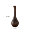 Black Walnut Solid Wood Creative Vase Diffuser Table Top Aromatherapy Decoration Flower Arrangement Decorative Vase Oasis Select 1pcs