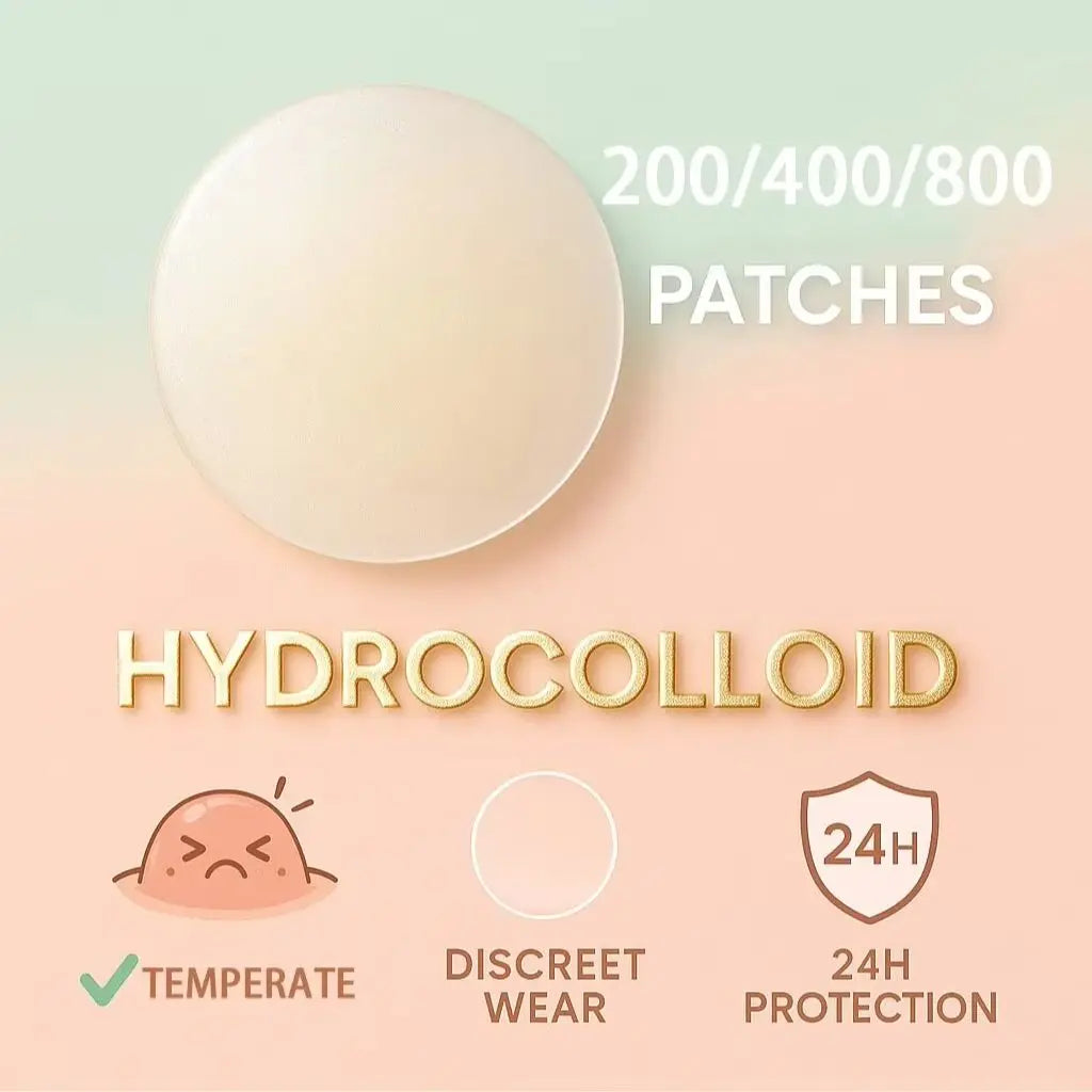 800/400/200pcs Colloidal Acne Patch - Alcohol free, odorless, effectively covers acne patches, suitable for all skin types Oasis Select