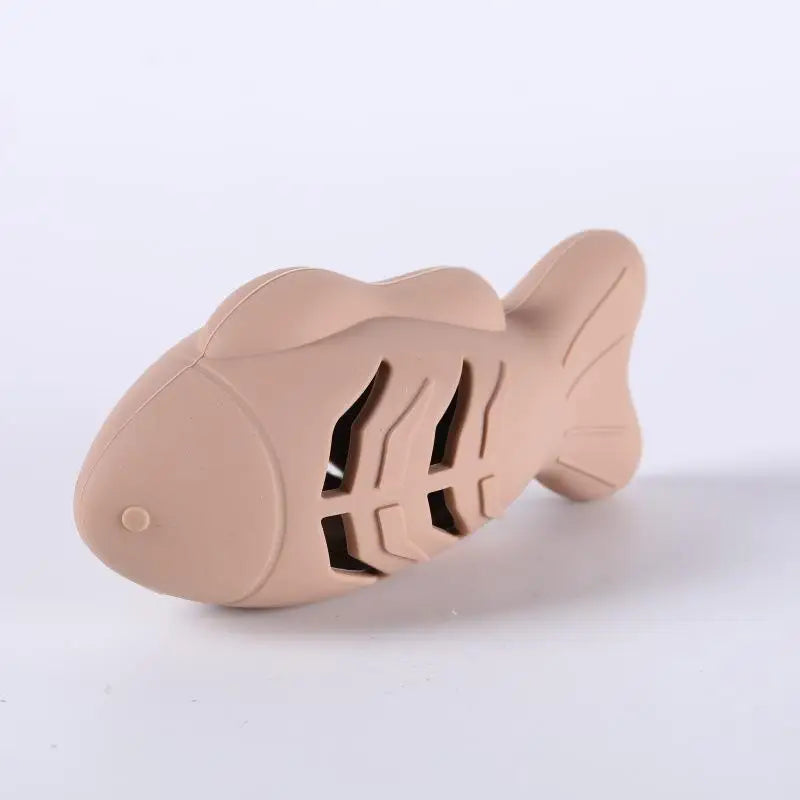 Small Fish Hiding Food Grinding Teeth Entertainment Pets Interactive Toys Durable Bite-Resistant Silicone Hide Snacks Pets Toy Oasis Select A7