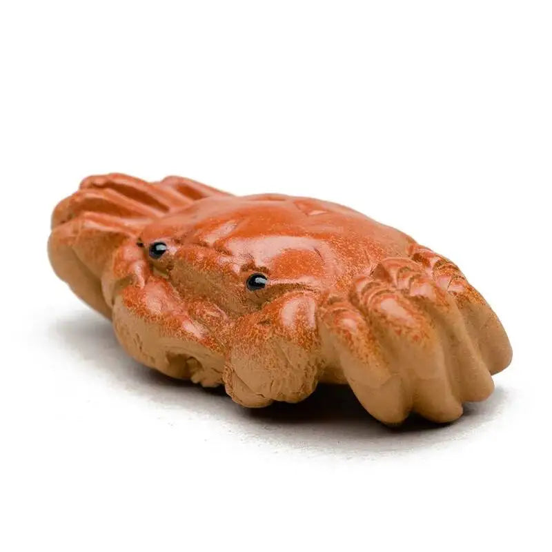 Zisha Large Crab Tea Pet Crab Small Ornament Eight Directions Tea Playing Oasis Select