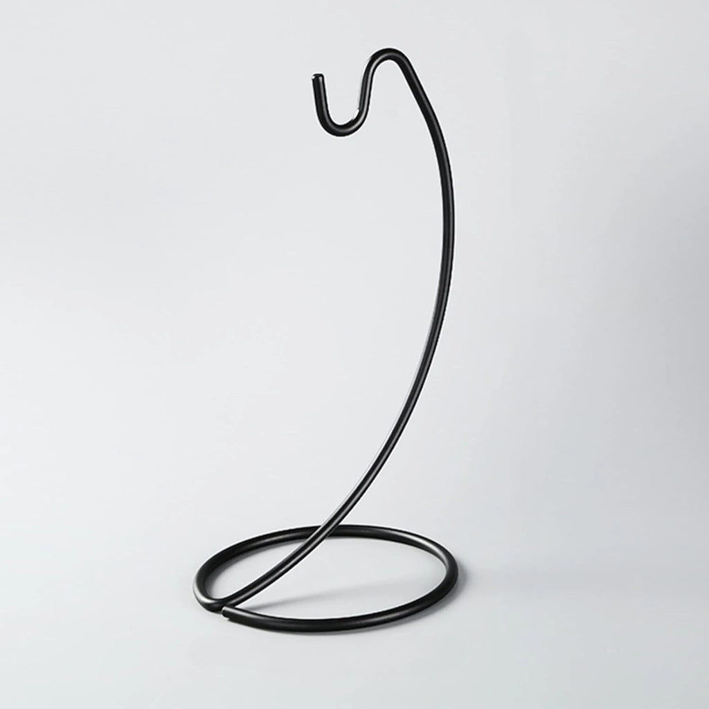 Steel Banana Holder – Modern Fruit Hanger Rack with Hooks for Kitchen Countertop (Black) Oasis Select Black