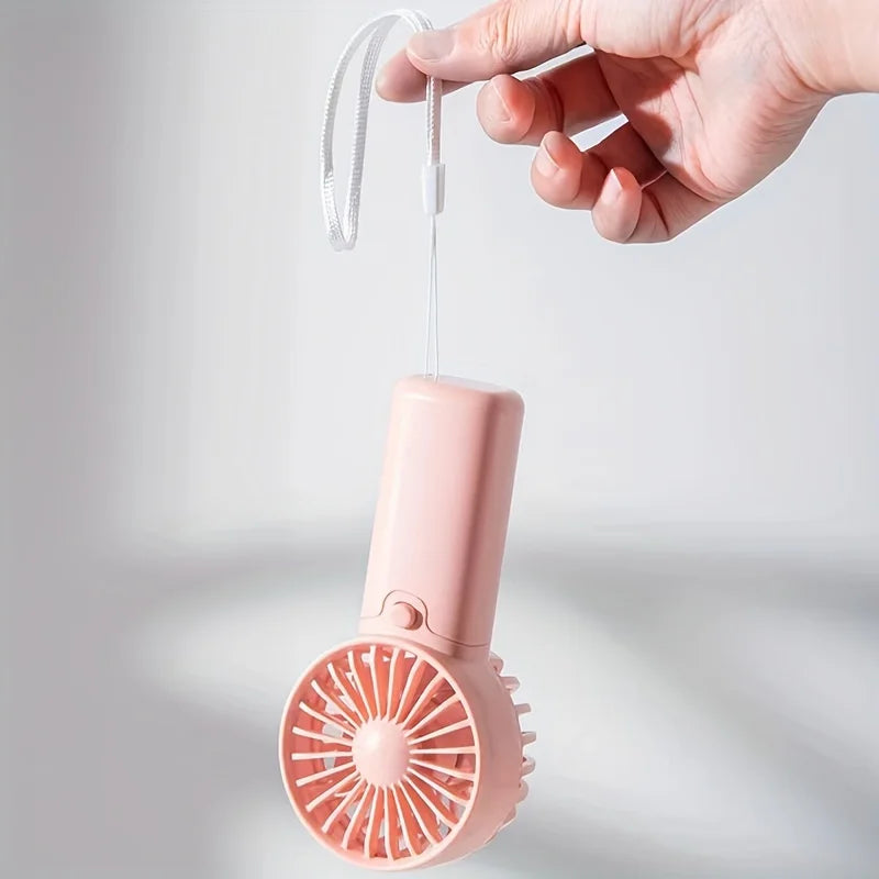 Mini Portable Fan, Lightweight Handheld Fan - Ideal for Office, Outdoor, Traveling (Requires AAA batteries, not included) Oasis Select