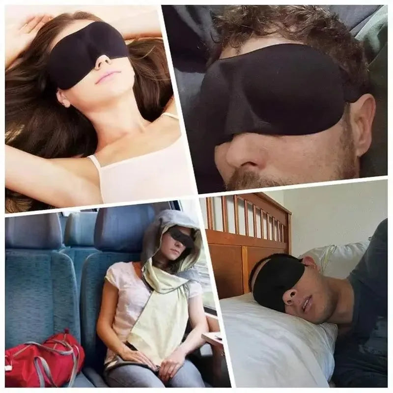 3D Contour Sleep Mask for Men Women No Pressure Memory Foam Breathable Travel Blindfold with Adjustable Strap Block Out Light Oasis Select