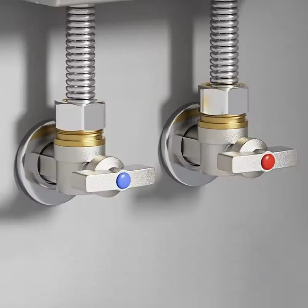 Large Flow Water Stop Valves Inlet Ball Valves Bathroom Kitchen Sink Stop Valve Connection Water Pressure Regulator Oasis Select