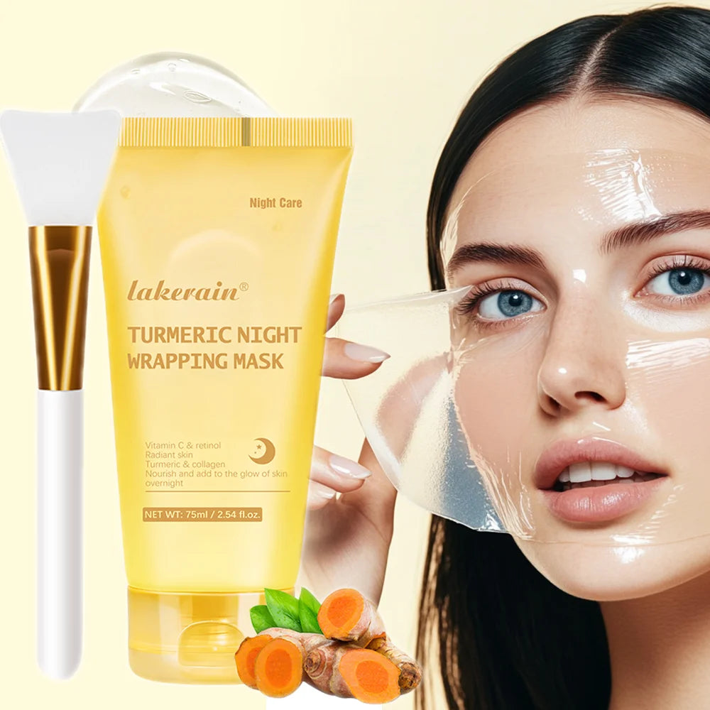 Kojic Acid Turmeric Overnight Peel-Off Mask | Collagen Glow