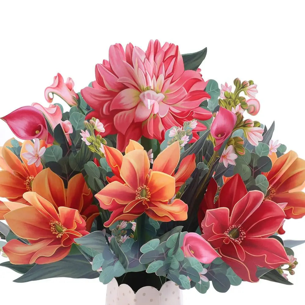 3D Pop-Up Flower Greeting Card – Handmade Birthday & Thank You