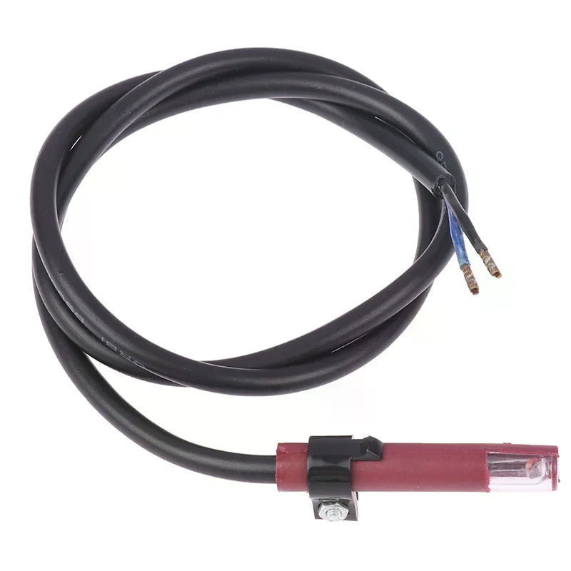 Ordinary QRB1 Flame Detector Photosensitive Electric Eye Burner Detection Photoresistor Red QRB1 Photocell For Burner Waste Oil Oasis Select