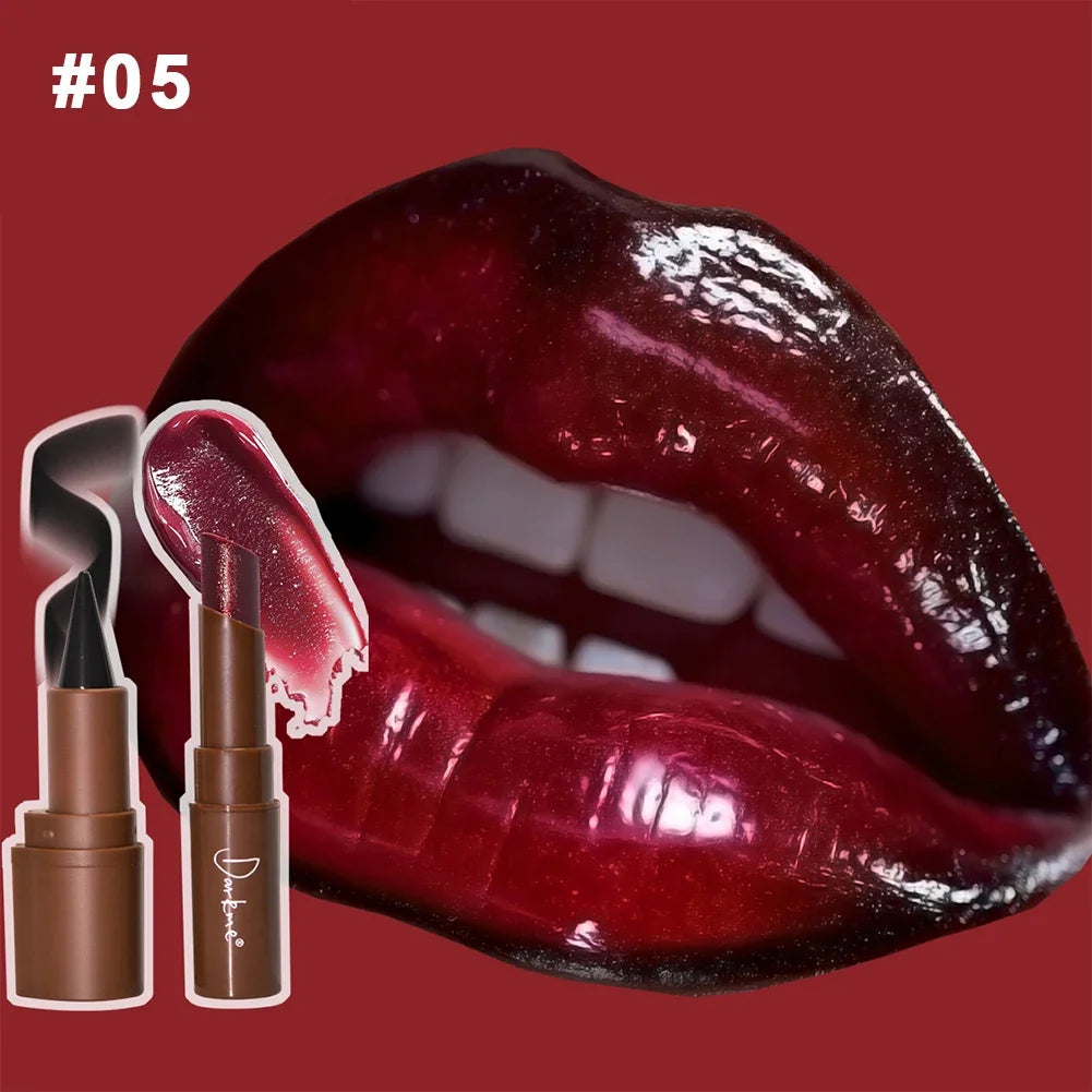 Velvet Brown Lip Liner Pencil Nude Matte Waterproof Non-stick Cup Cherry Red Lip Liner Lip Contour Pen Lipstick Makeup For Woman Oasis Select 05