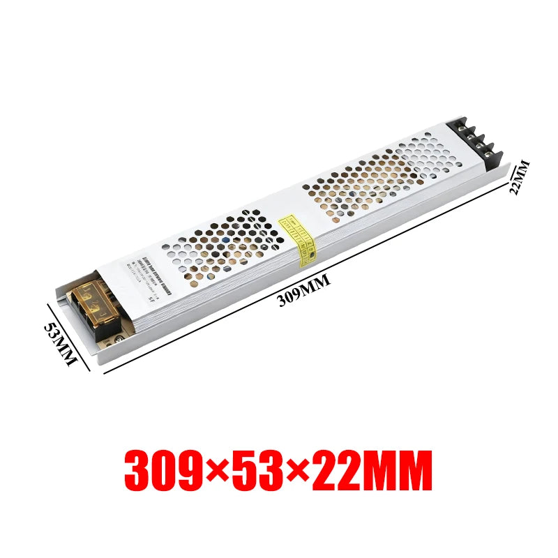 LED Power Supply DC 12V 24V Transformer AC 220V TO DC 12V 24V Power Supply 60W 100W 150W 200W 300W 400W For LED Strip Lamp Bar Oasis Select 300W 12V