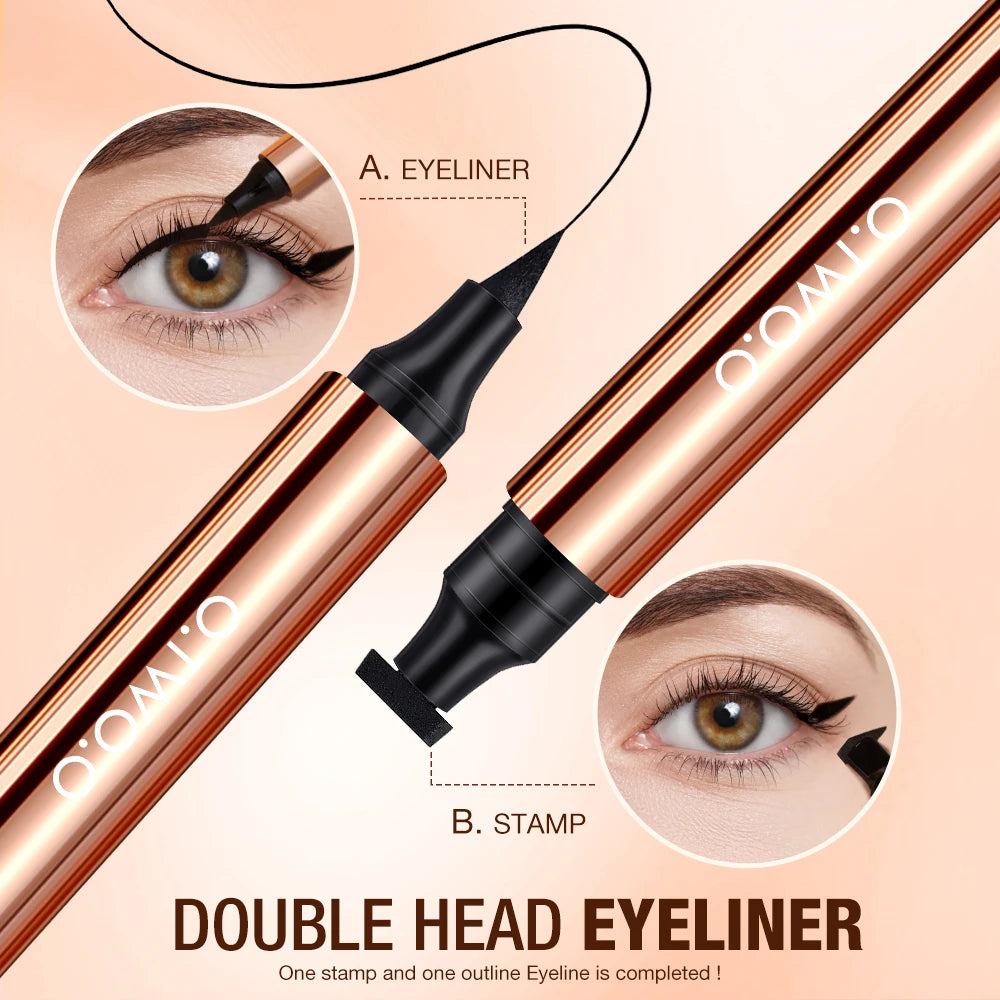 O.TWO.O Dual-Ended Stamp Liquid Eyeliner – Waterproof Cat Eye