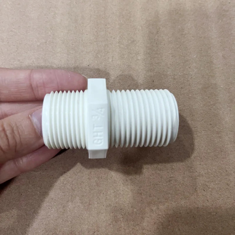 10pcs American standard 3/4NPT × 3/4GHT water supply pipe with double threaded PVC pipe joint adapter Oasis Select 3/4" 3 4 NPT 3 4 GHT10pc 1