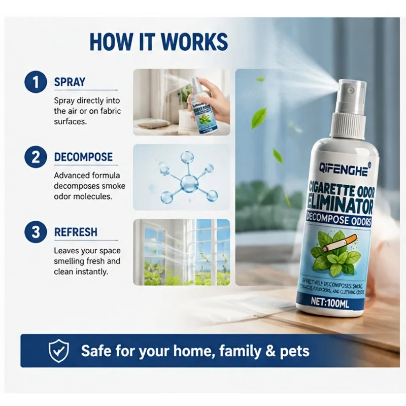Multipurpose Odor Eliminator Spray – Long-Lasting Air Freshener Odor Eliminator Spray Oasis Select