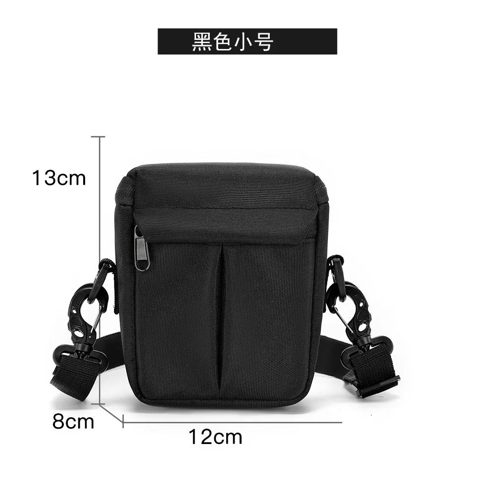 Protective Bag Camera Bags Single-Shoulder Waist Pouch DSLR Pouch Carring Case Lightweight Camera Lens Case For Photographic Oasis Select Black small