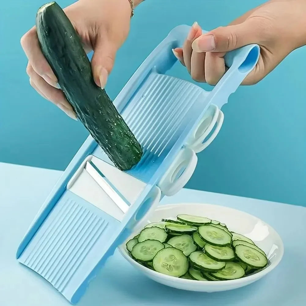 Mandoline Slicer for Kitchen 7-in-1 Mandoline Food Slicer,Potato/Cheese/Vegetable/Carrot/Cucumber Grater Oasis Select