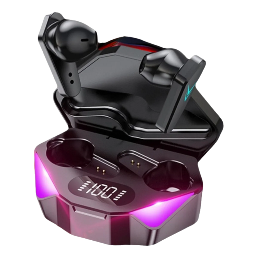New TWS Wireless Headphones Bluetooth Earphones Control Sport Headset Waterproof Microphones Music Earphones for All Smartphone Oasis Select Black
