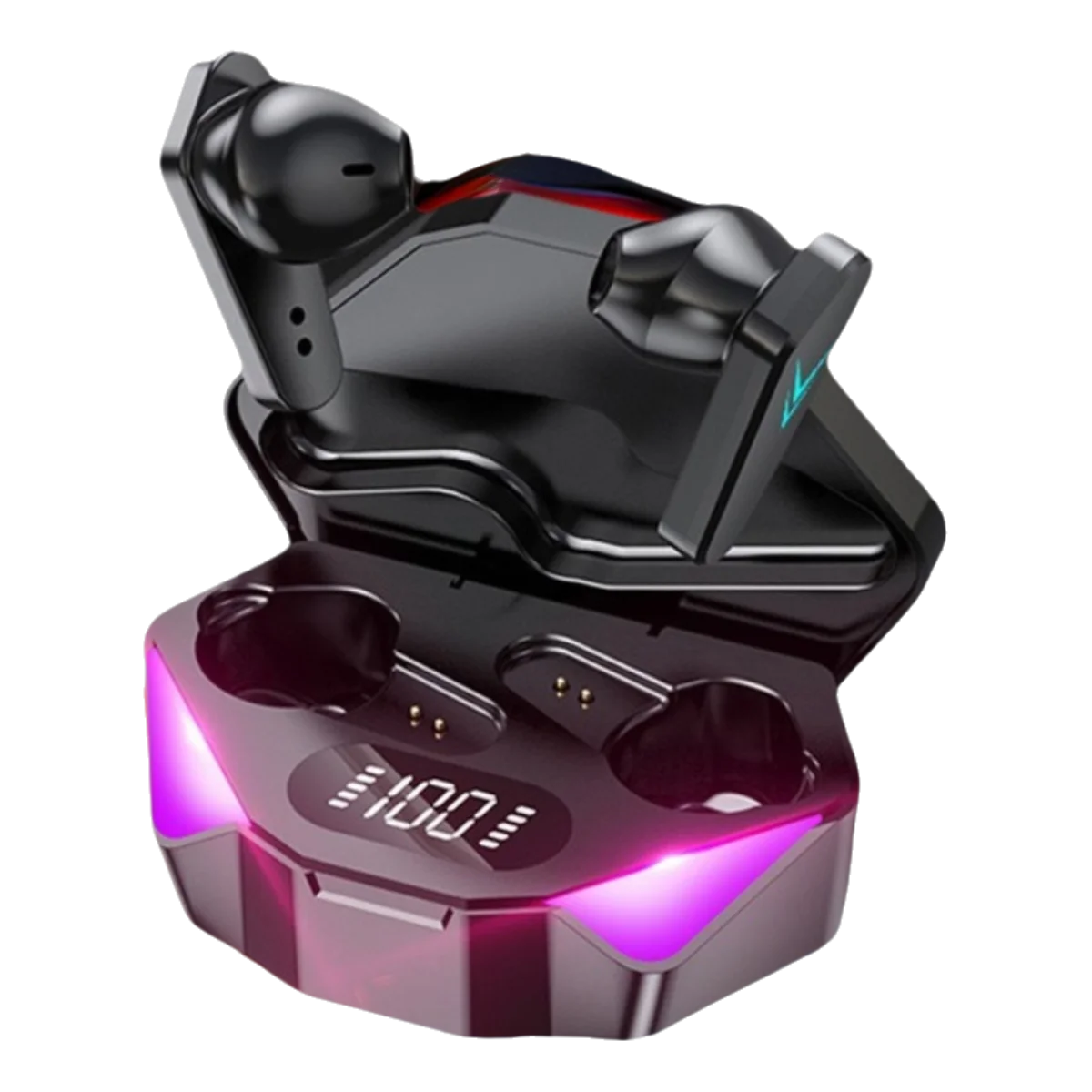 New TWS Wireless Headphones Bluetooth Earphones Control Sport Headset Waterproof Microphones Music Earphones for All Smartphone Oasis Select Black