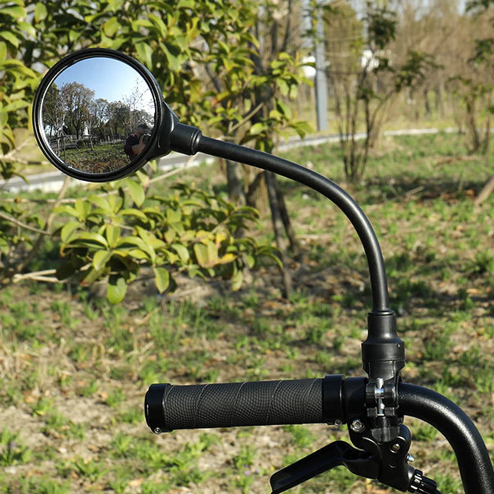 Bicycle Rearview Handlebar Mirror Degrees Riding Rearview Mirror For Mountain Road Bike Motorcycle Adjustable Convex Mirror Oasis Select