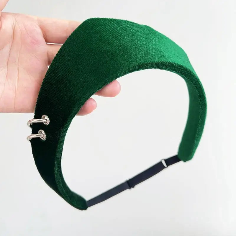 Crown Velvet Headband – Retro Hair Accessory for Women & Girls Velvet Hair Headband Oasis Select A14