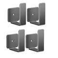 Wall Mounted WiFi Router Shelf No Drill TV Box Stand Power Strip Organizer Modem Bracket Storage Rack with Hooks for Home Oasis Select 4pcs