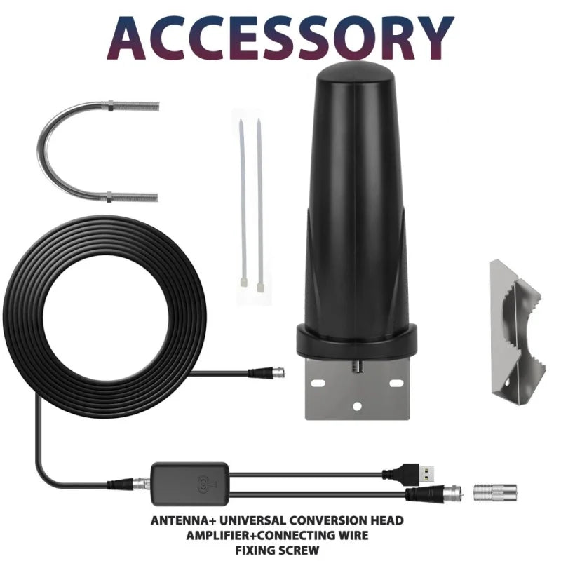 Private Model 2026 High-Definition Digital TV Antenna Indoor Outdoor HDTV Antenna DVB-T2 for Clear Reception Oasis Select