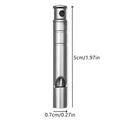Outdoor Emergency Whistle Multifunction Survival Training Whistle Camping Hiking Survival Sports Anti Lose Whistle Oasis Select onesize