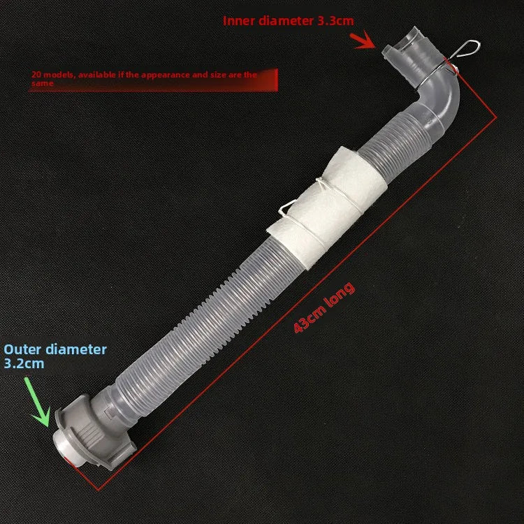 Fireproof Gas Water Heater Stainless Steel 60-150mm Aluminum Strong Universal Exhaust Car Intake Pipe Extension Tube Length Oasis Select 20